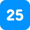 número 25 icon