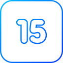 numero 15 icon