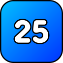 número 25 icon