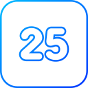 número 25 icon