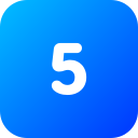 número 5 icon