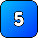 número 5 icon