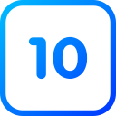 numero 10 icon