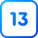 número 13 icon