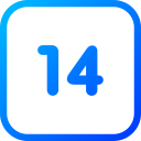 número 14 icon