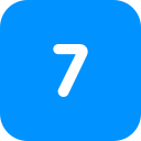 numero 7 icon