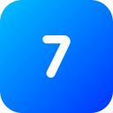 numero 7 icon