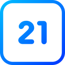 número 21 icon