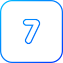 numero 7 icon