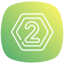 número 2 icon