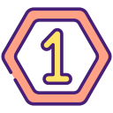 numero 1 icon