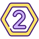 número 2 icon