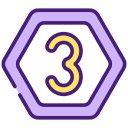 numero 3 icon