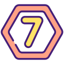 numero 7 icon