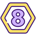 numero 8 icon