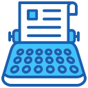 máquina de escribir icon