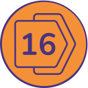 dieciséis icon