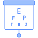 tabla de vision ocular 