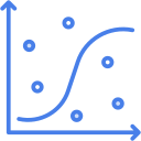 gráfico de dispersión icon