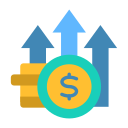 inversión de ingresos icon