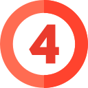 número 4 icon