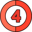 número 4 icon