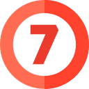 numero 7 icon