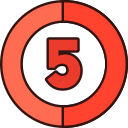 número 5 icon