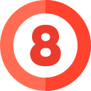 numero 8 icon