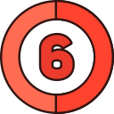 número 6 icon