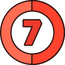 numero 7 icon