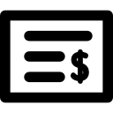 cheque icon