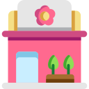 bloemenwinkel icoon