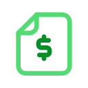 documento financiero icon