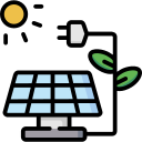 Panel solar icon