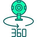 cámara 360 icon