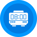 reloj digital icon