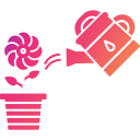 regando plantas icon