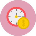 el tiempo es dinero icon