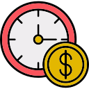 el tiempo es dinero icon