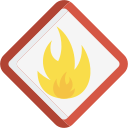 inflamable icon