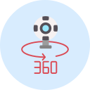 cámara 360 icon