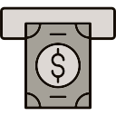 retiro de dinero icon