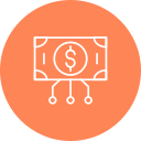 dinero digital icon