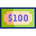 billete de 100 dolares animated icon