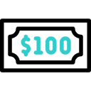 billete de 100 dolares animated icon