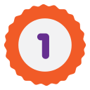 numero 1 icon