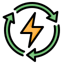 energía renovable icon