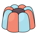 pastel de gelatina icon