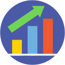 tabla de crecimiento icon